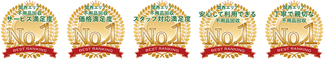 関西エリア不用品回収No.1